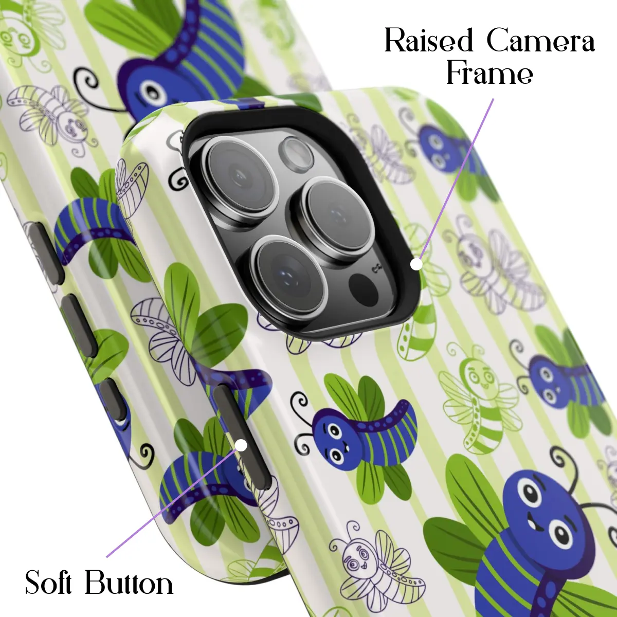 Caterpillar Maze – iPhone 16 Pro Max Case - Image 3