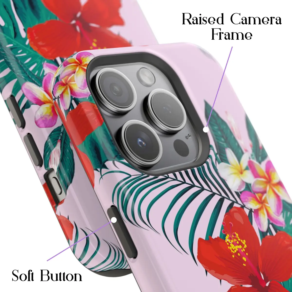 Red Lily – iPhone 15 Pro Case - Image 3