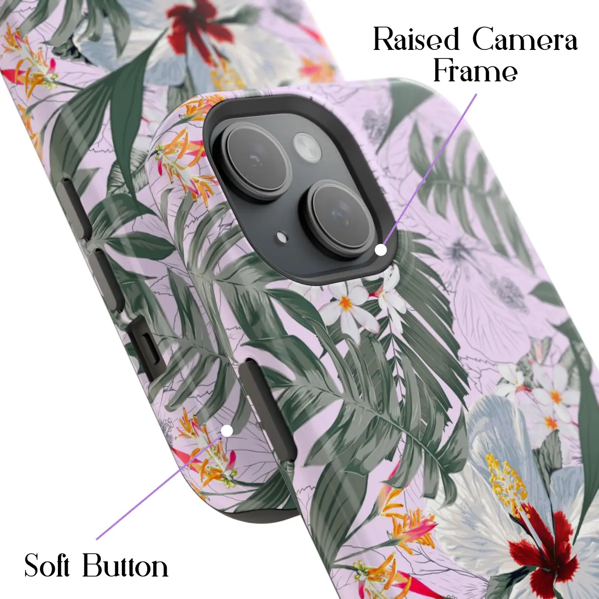 White Magnolia – iPhone 15 Case - Image 3