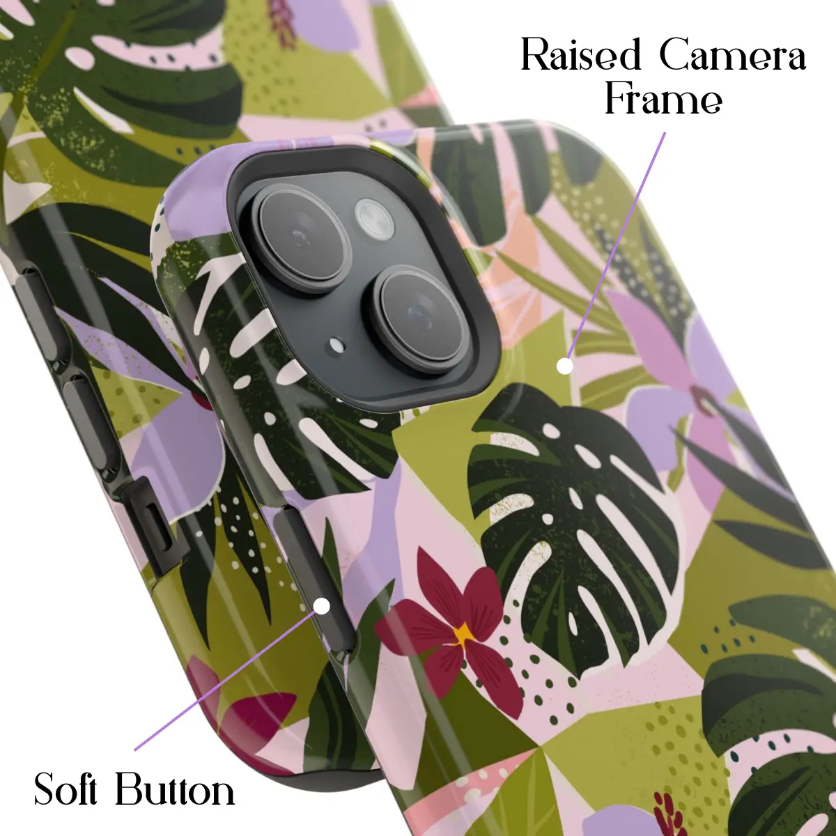 Wild Orchid – iPhone 15 Plus Case - Image 3