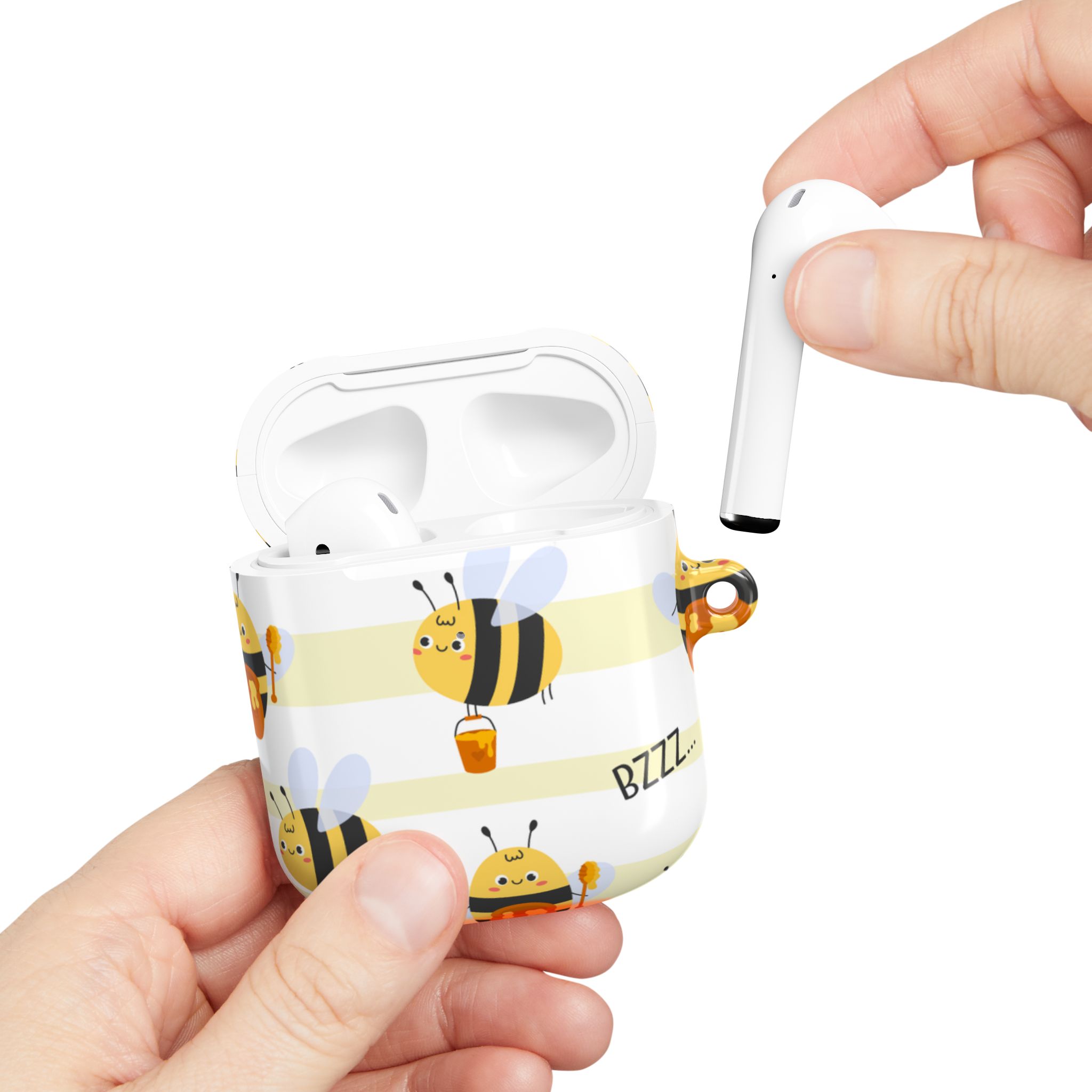 Honeycomb Bee - AirPods 1/2 Case - Image 3