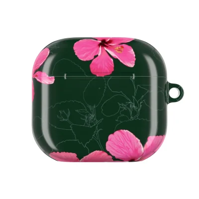 Night Hibiscus – AirPods 4 Case