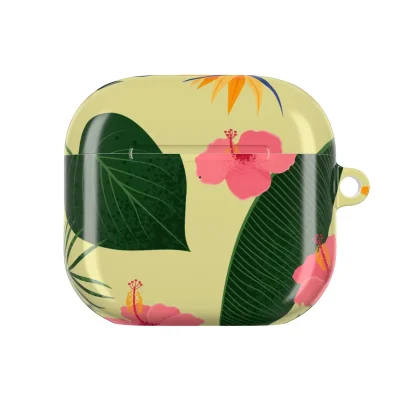 Green Lotus – AirPods 4 Case