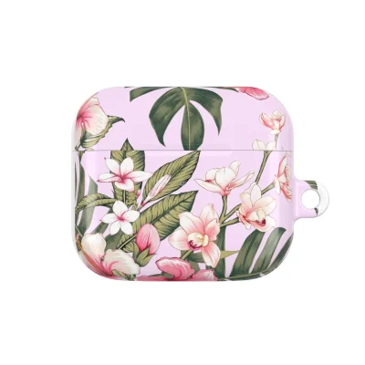 Pink Plumeria – AirPods 3 Case