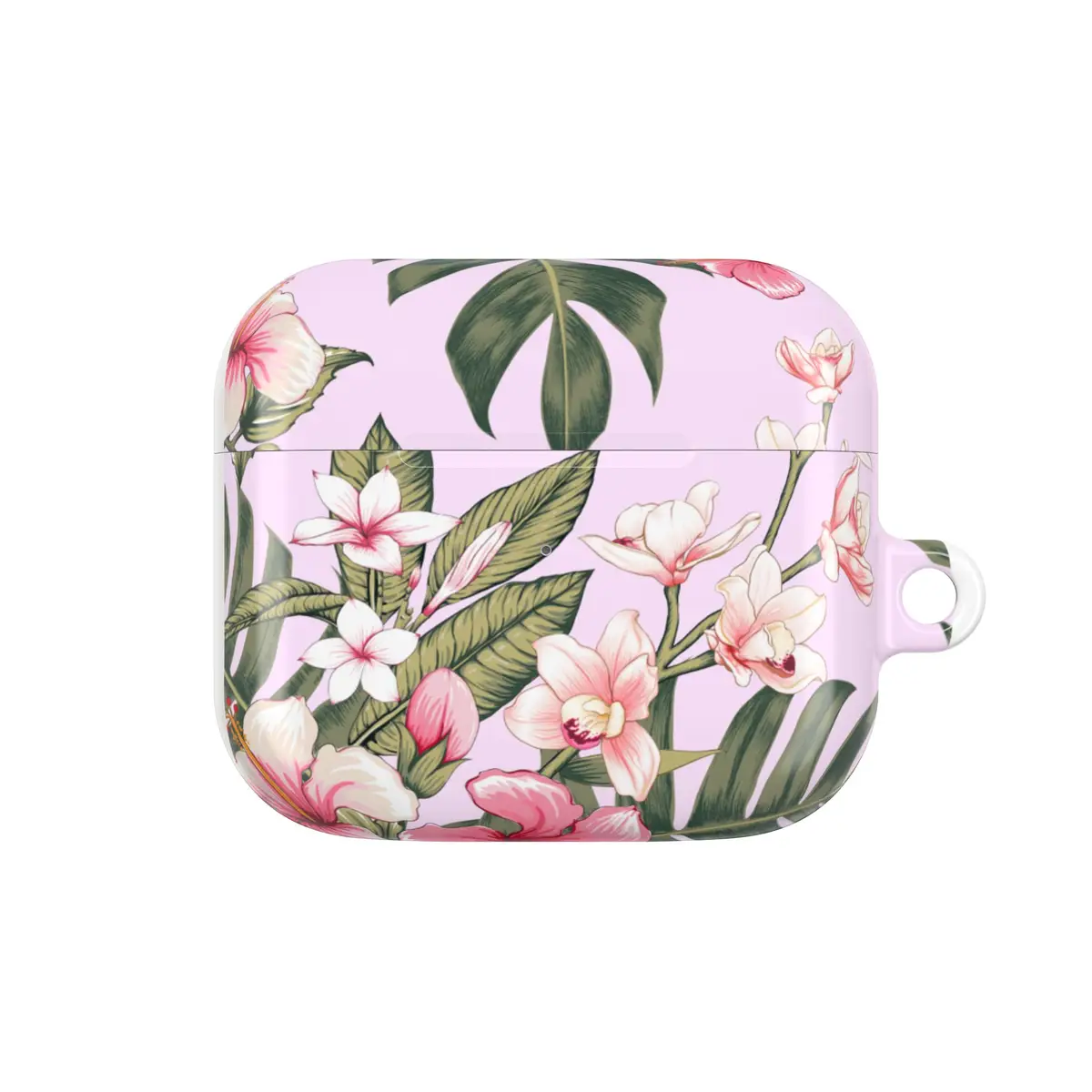 Pink Plumeria – AirPods 3 Case