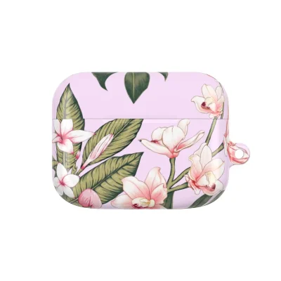 Pink Plumeria – AirPods Pro 1 Case