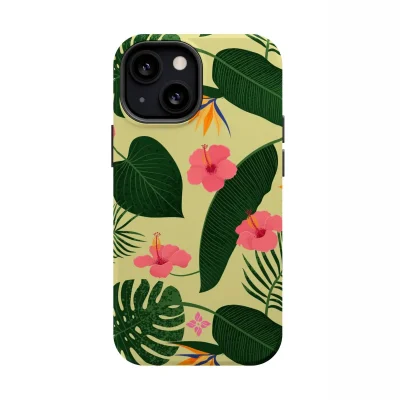 Green Lotus – iPhone 13 Mini Case
