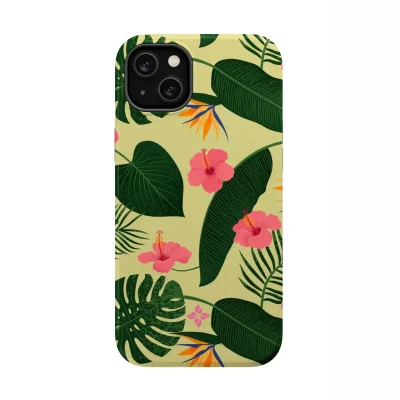 Green Lotus – iPhone 14 Plus Case