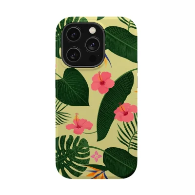 Green Lotus – iPhone 14 Pro Case