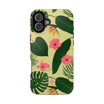 Green Lotus – iPhone 16 Plus Case