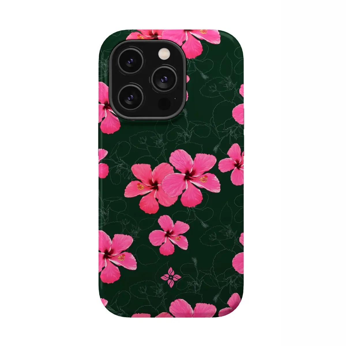 Night Hibiscus – iPhone 14 Pro Case