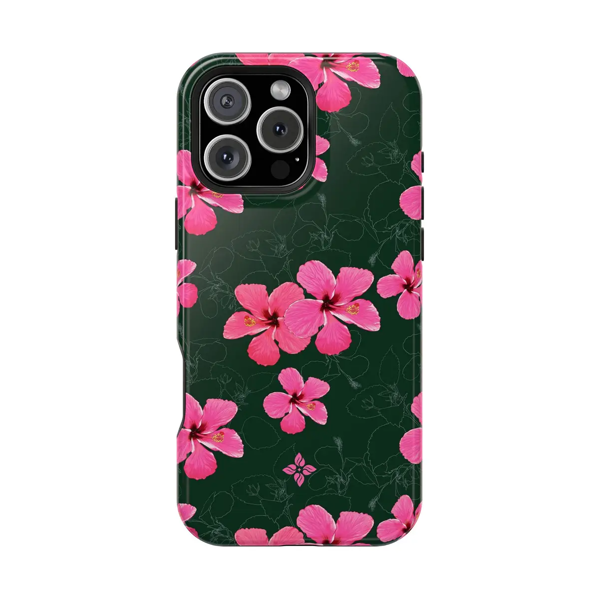 Night Hibiscus – iPhone 16 Pro Max Case