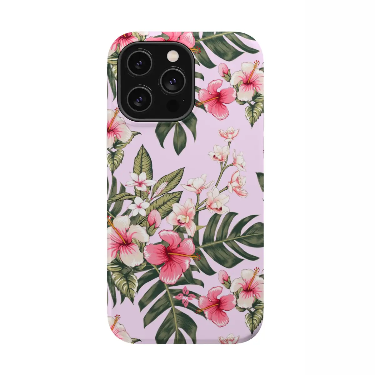 Pink Plumeria – iPhone 14 Pro Max Case