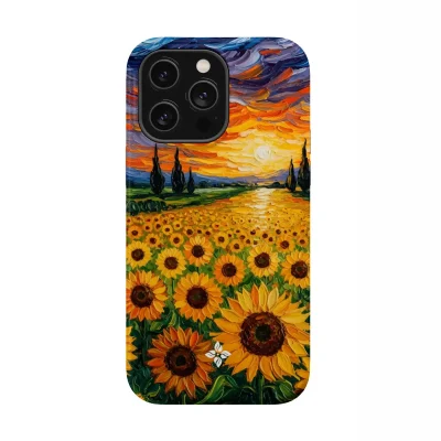 Sunset Sunflowers