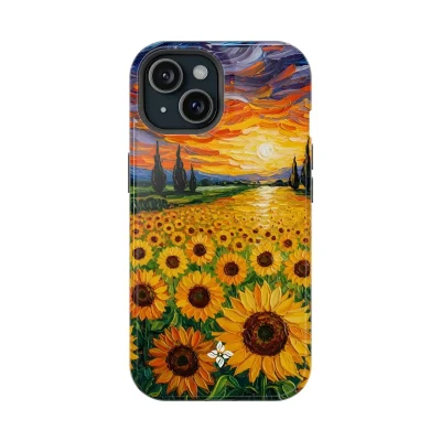 Sunset Sunflowers