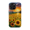 Sunset Sunflowers – iPhone 15 Pro Max Case