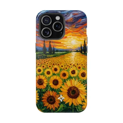 Sunset Sunflowers