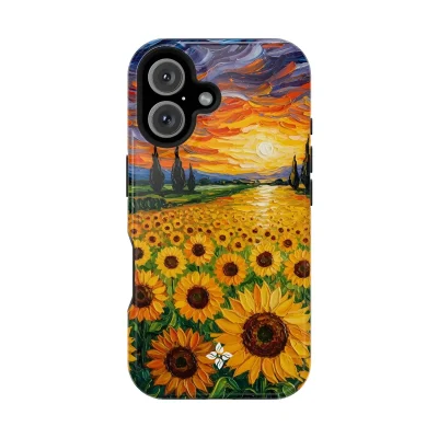 Sunset Sunflowers
