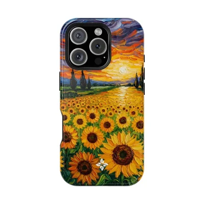 Sunset Sunflowers