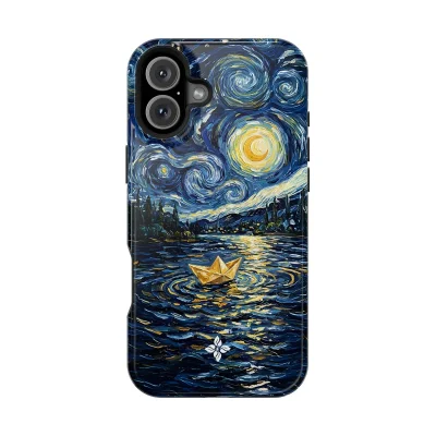 Dark Waves – iPhone 16 Plus Case