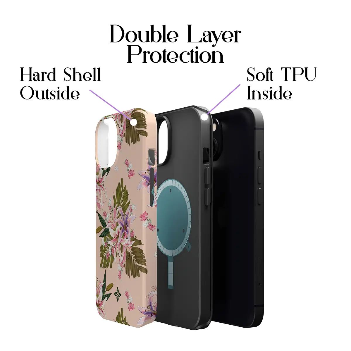 Peach Blossom – iPhone 13 Case - Image 2
