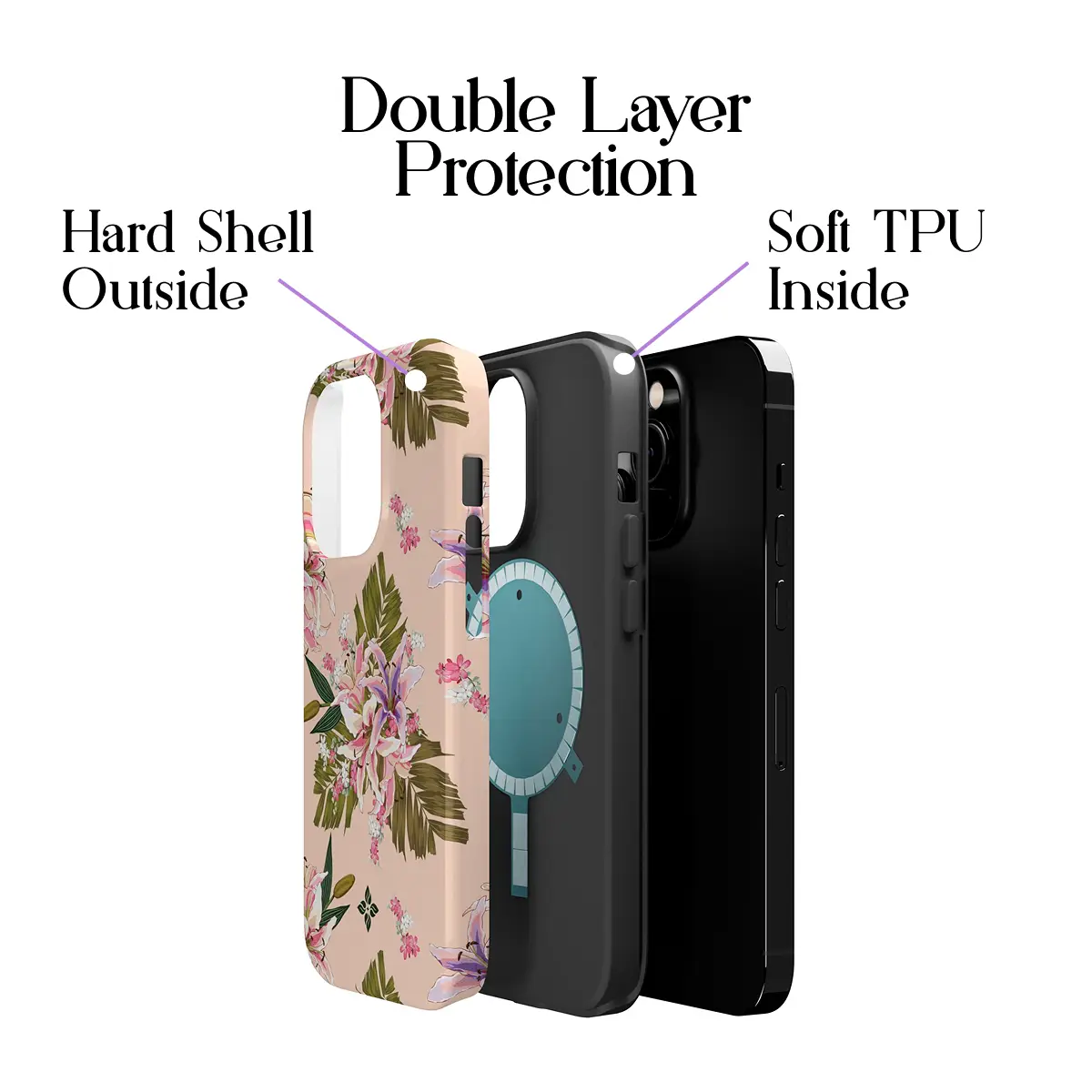 Peach Blossom – iPhone 14 Pro Case - Image 2