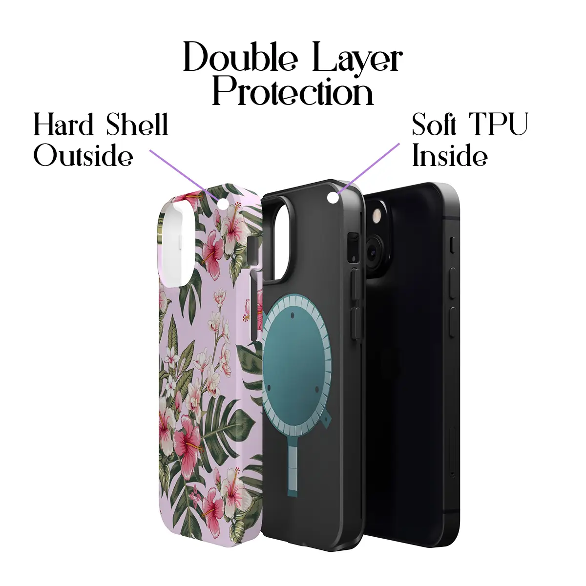 Pink Plumeria – iPhone 13 Mini Case - Image 2