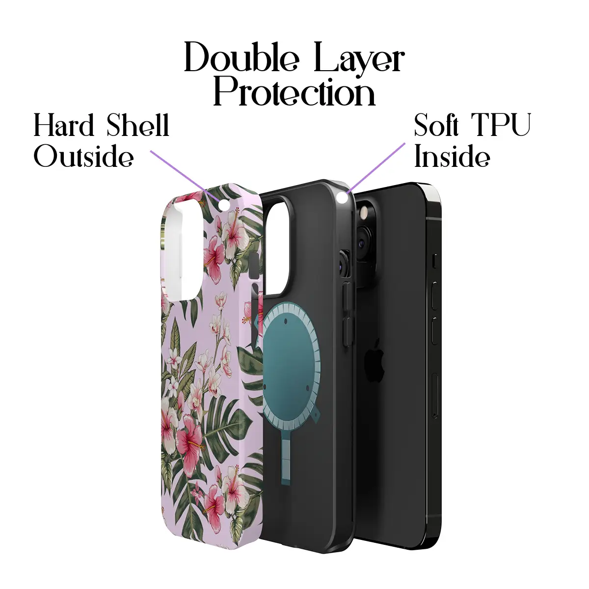 Pink Plumeria – iPhone 13 Pro Case - Image 2