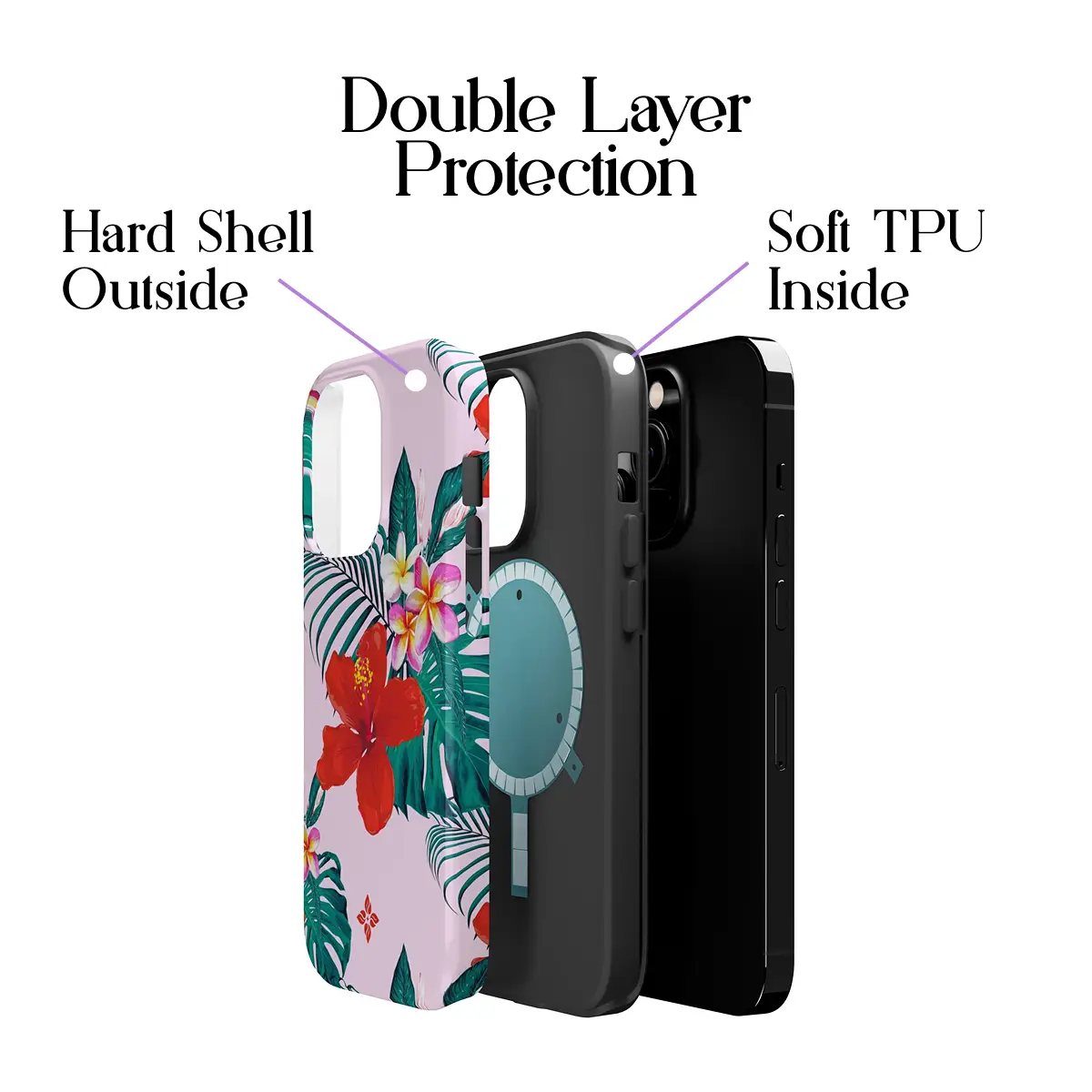 Red Lily – iPhone 14 Pro Case - Image 2