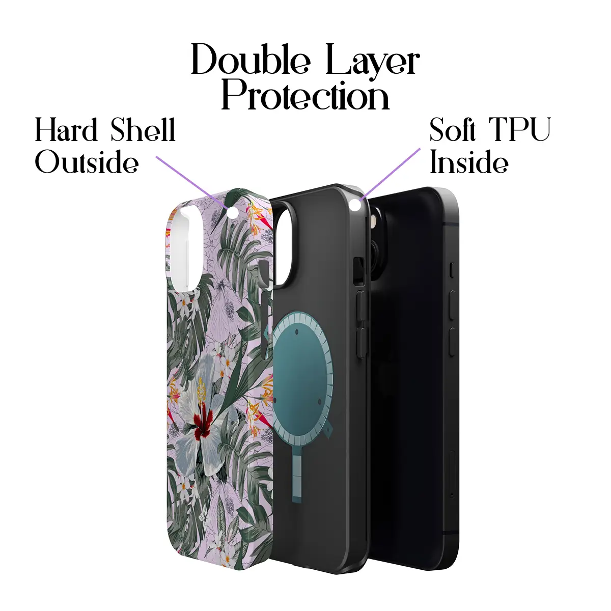White Magnolia – iPhone 12 Case - Image 2