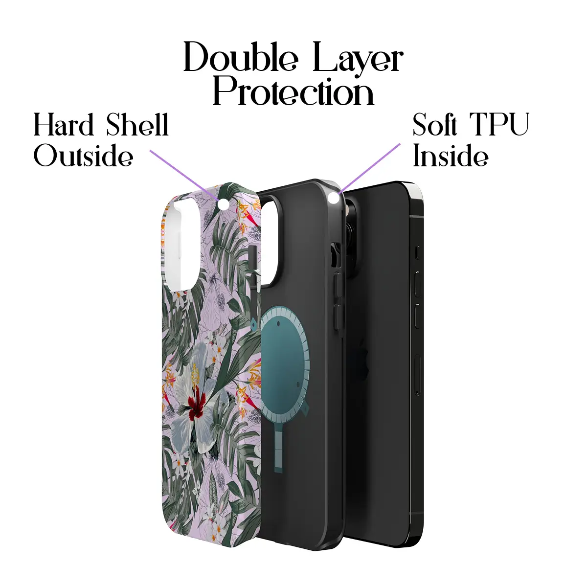 White Magnolia – iPhone 12 Pro Max Case - Image 2