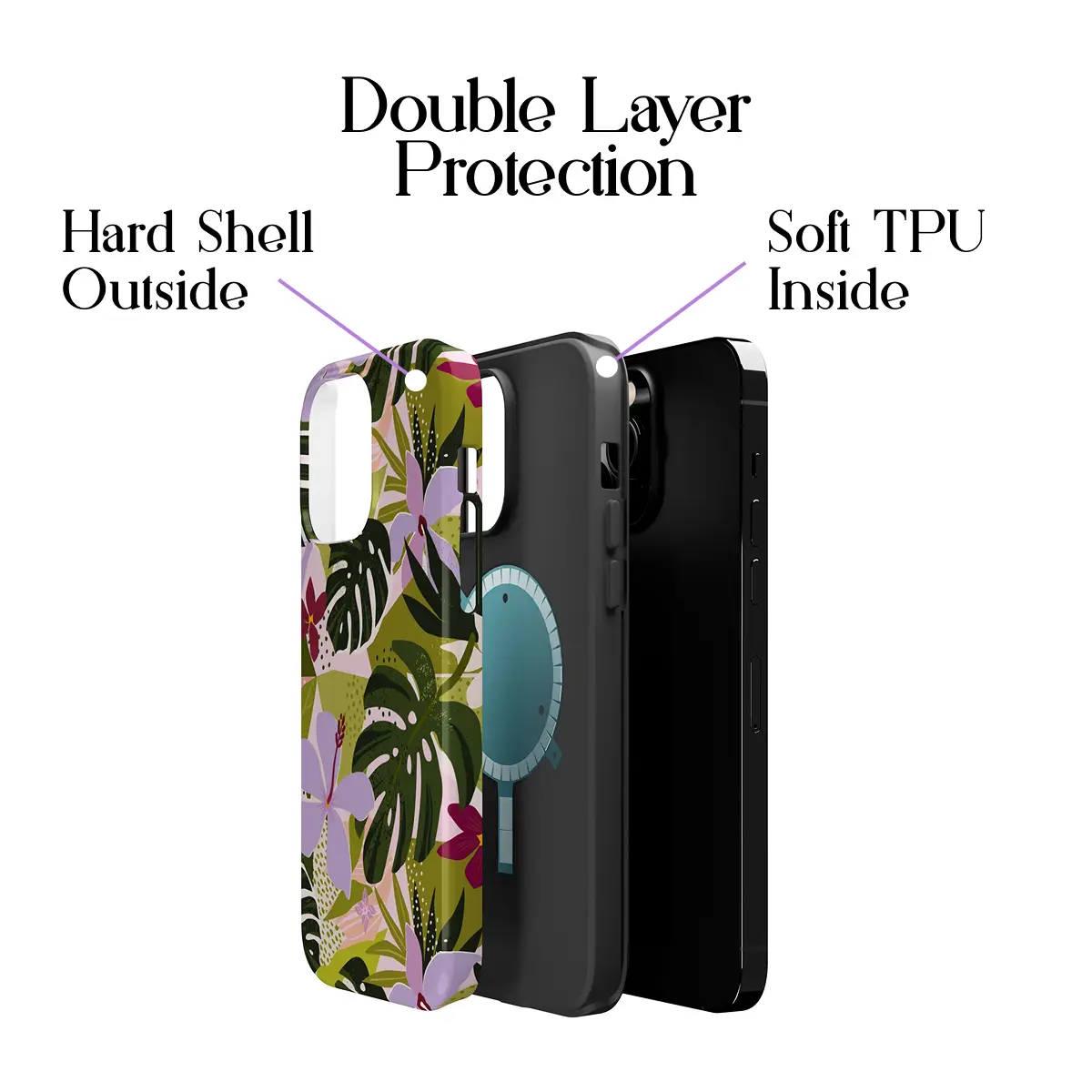 Wild Orchid – iPhone 14 Pro Max Case - Image 2