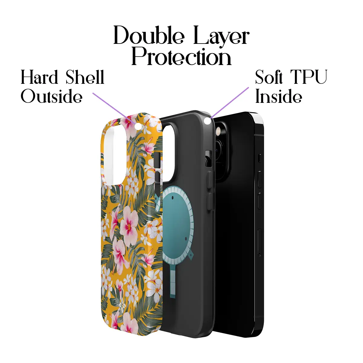 Yellow Marigold – iPhone 14 Pro Case - Image 2