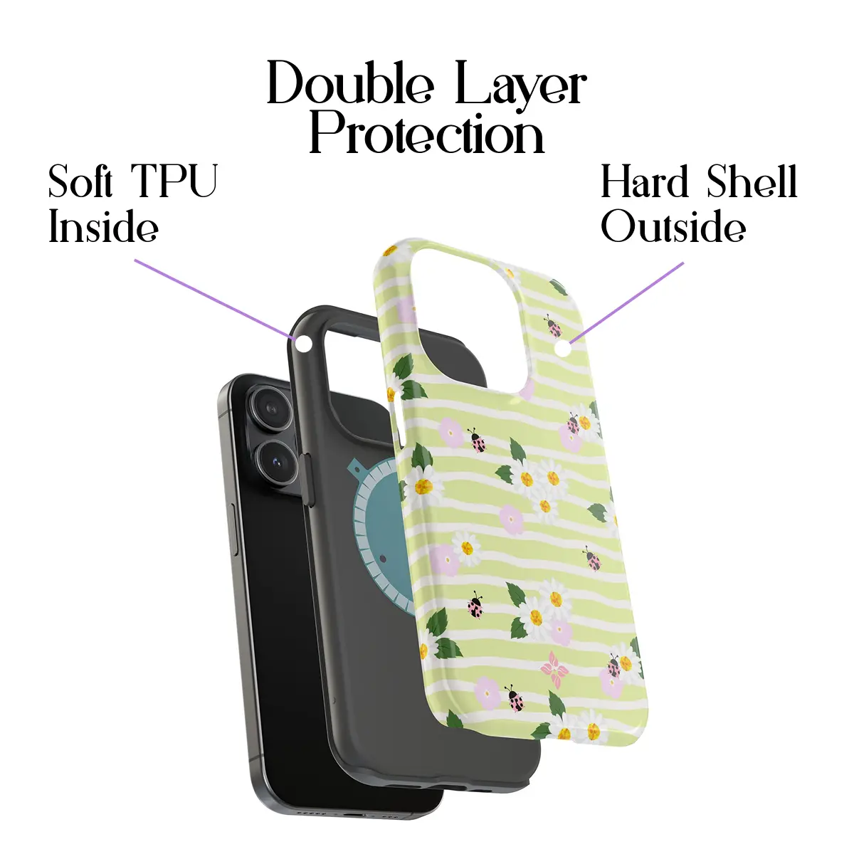 Clover Field – iPhone 15 Pro Case - Image 2