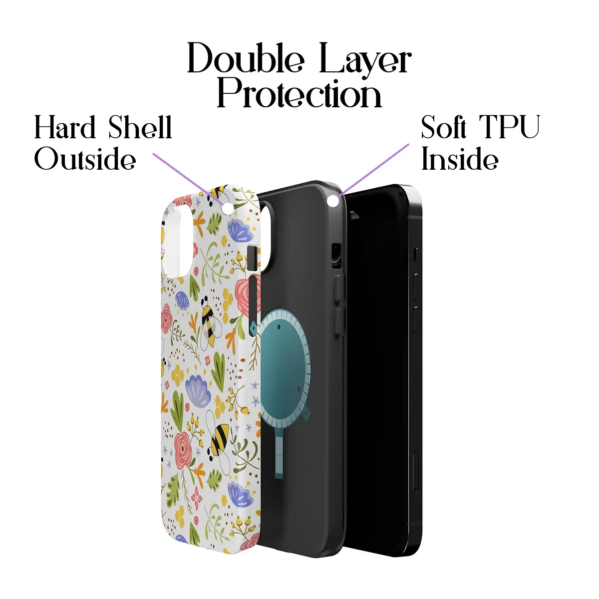 Floral Pop – iPhone 14 Plus Case - Image 3
