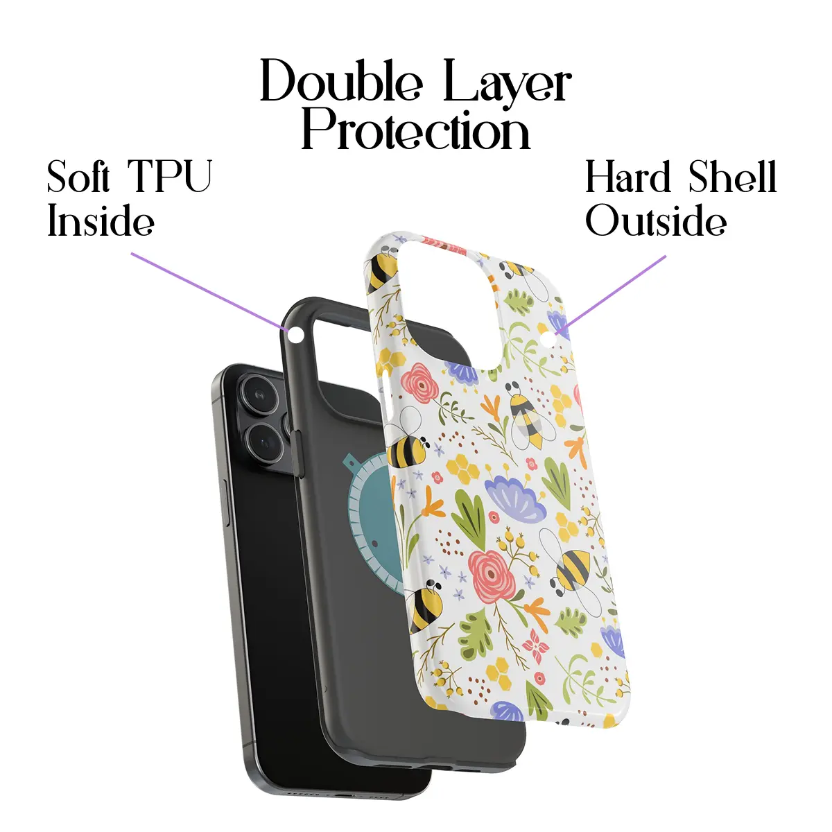 Floral Pop – iPhone 15 Pro Max Case - Image 3