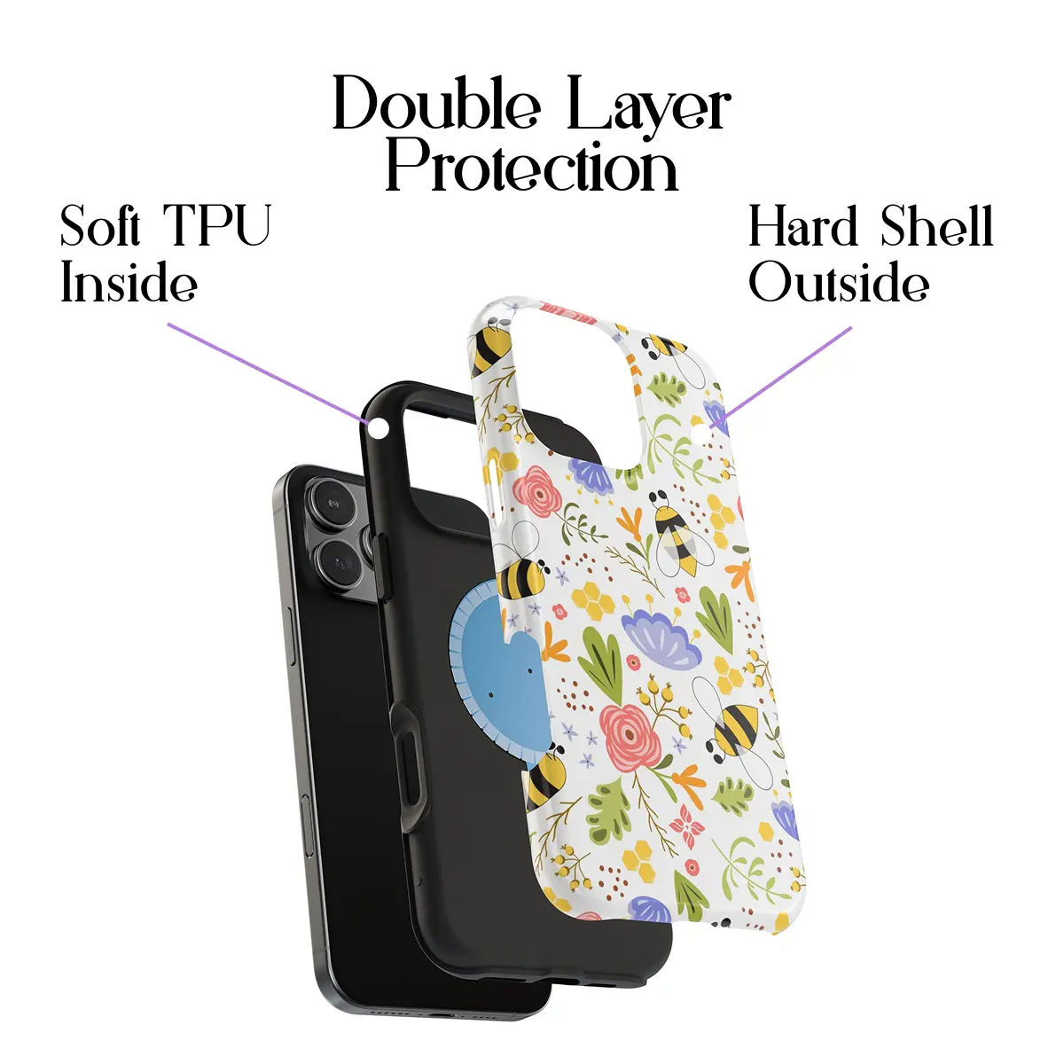 Floral Pop – iPhone 16 Pro Max Case - Image 2