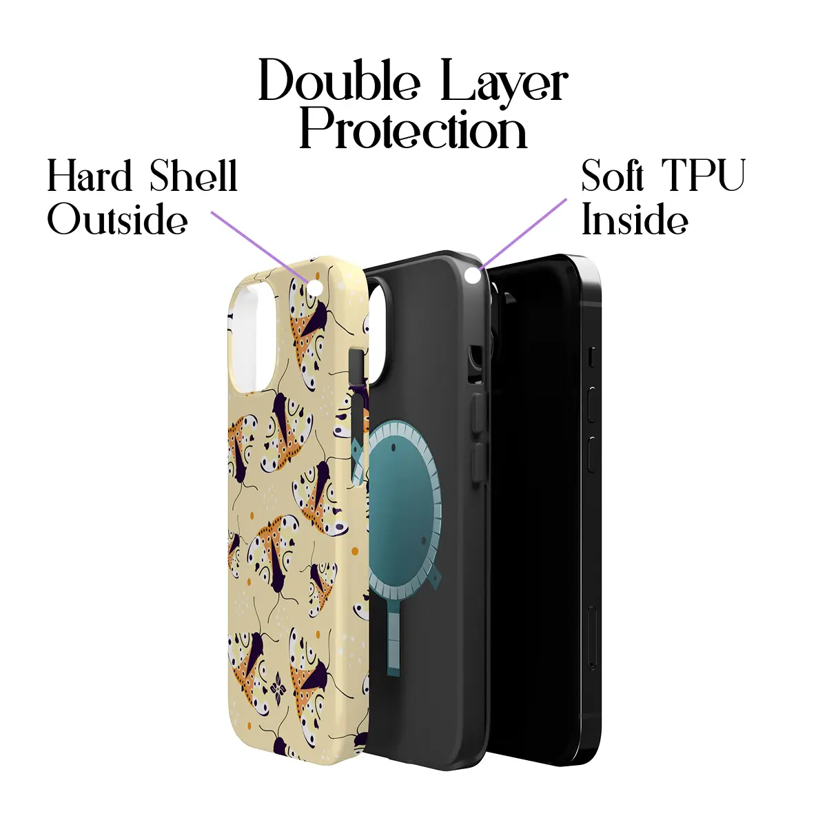 Moth Dust – iPhone 14 Case - Image 2