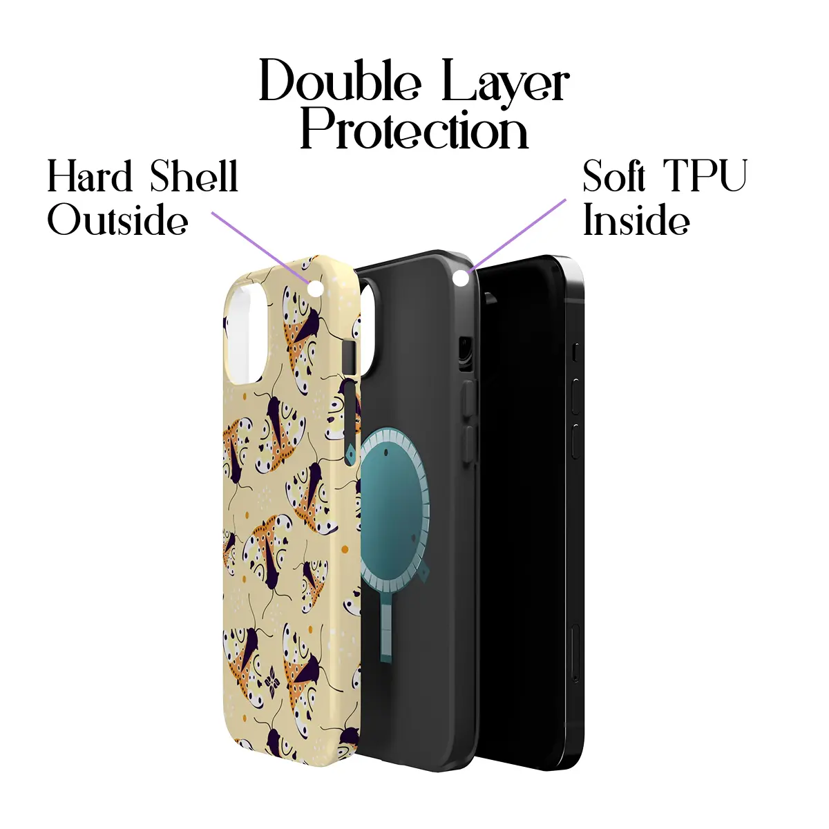 Moth Dust – iPhone 14 Plus Case - Image 2