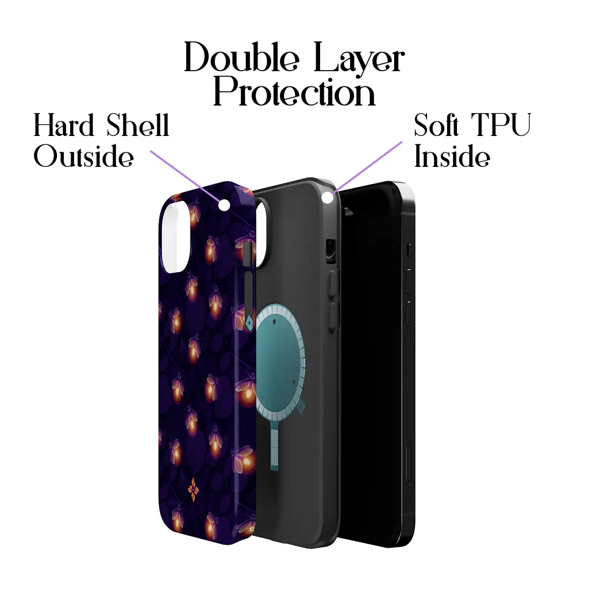 Night Sparks – iPhone 14 Plus Case - Image 2