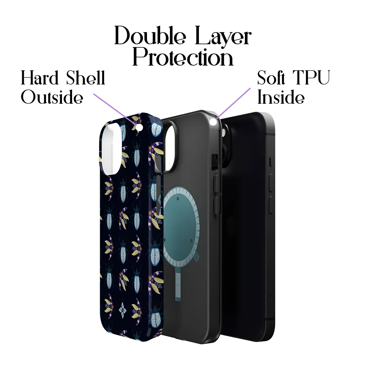 Beetle Shadow – iPhone 12 Case - Image 2