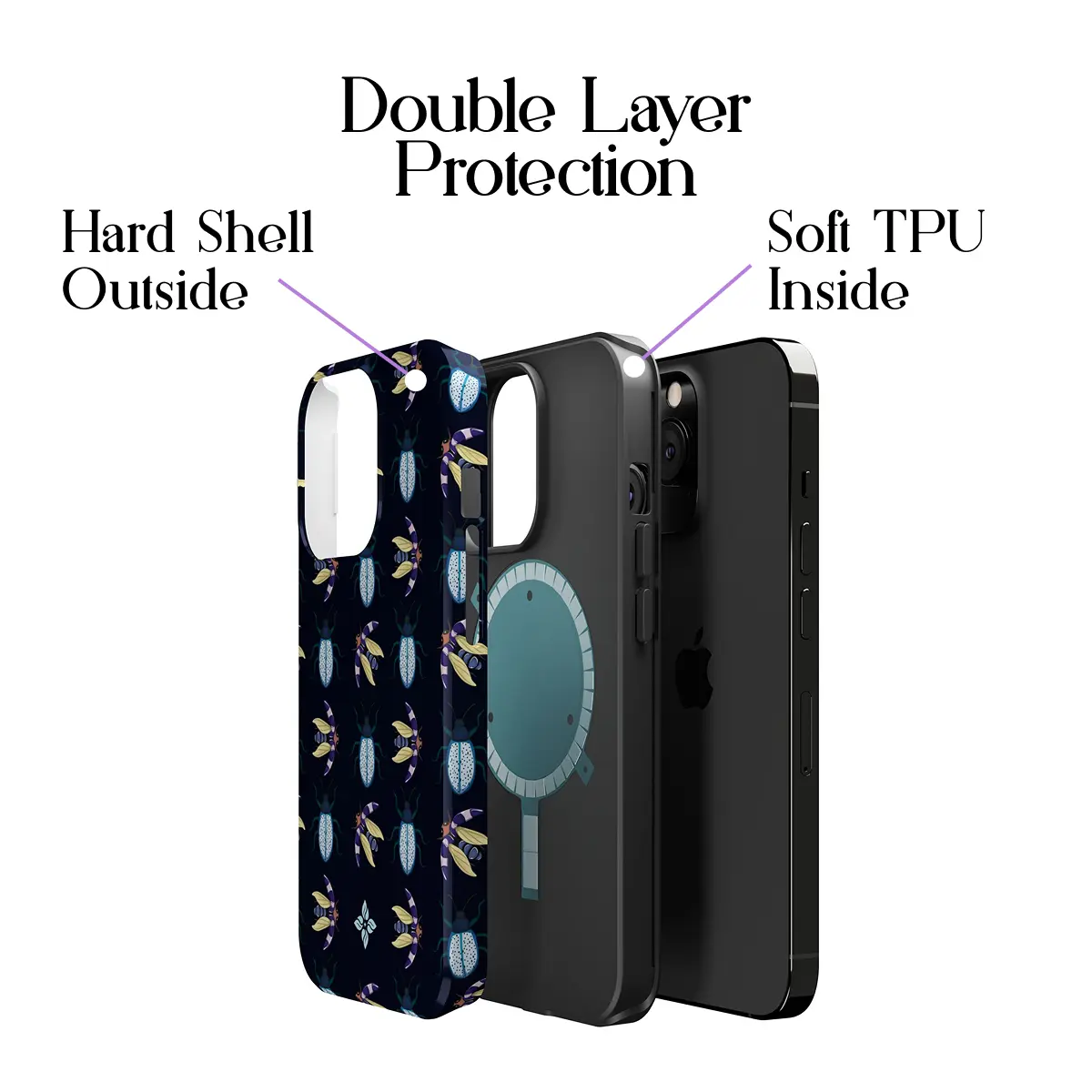 Beetle Shadow – iPhone 12 Pro Case - Image 2