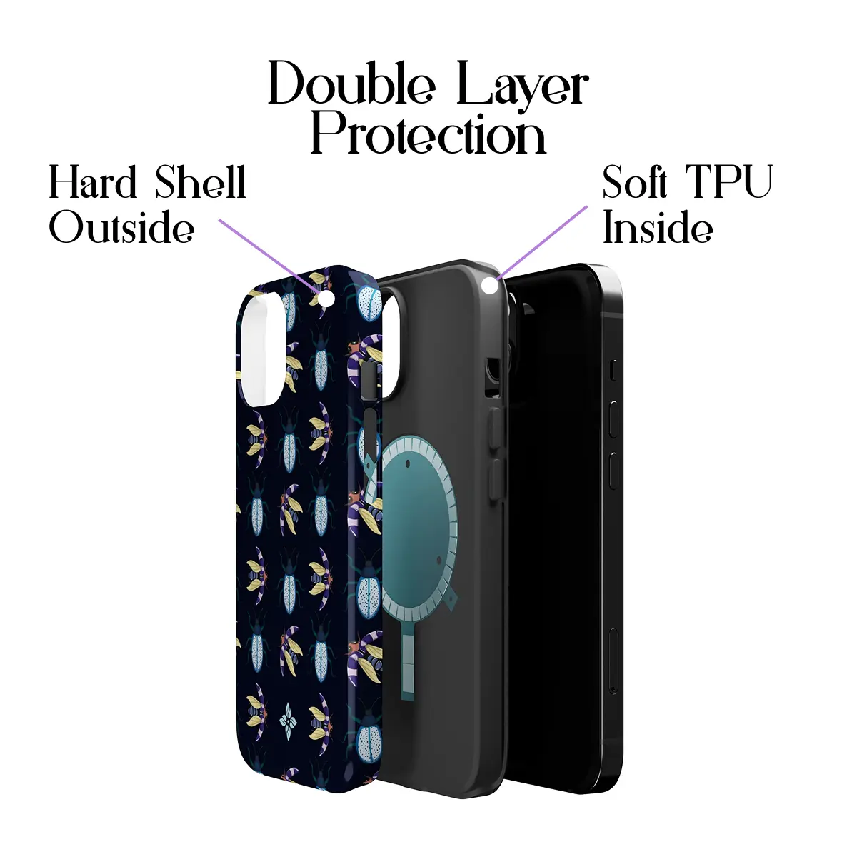 Beetle Shadow – iPhone 14 Case - Image 2