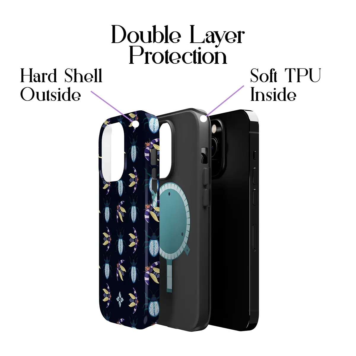 Beetle Shadow – iPhone 14 Pro Case - Image 2
