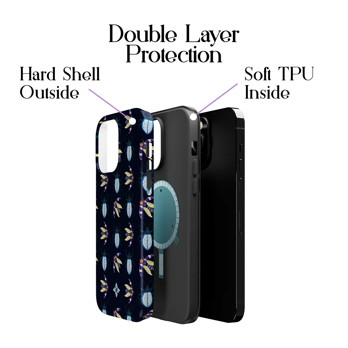 Beetle Shadow – iPhone 14 Pro Max Case - Image 2