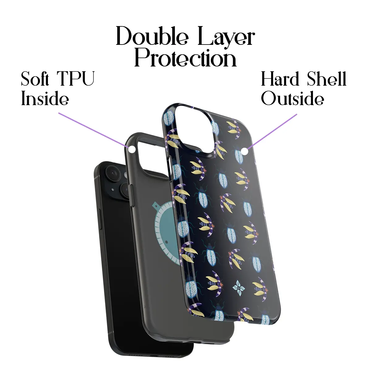 Beetle Shadow – iPhone 15 Plus Case - Image 4