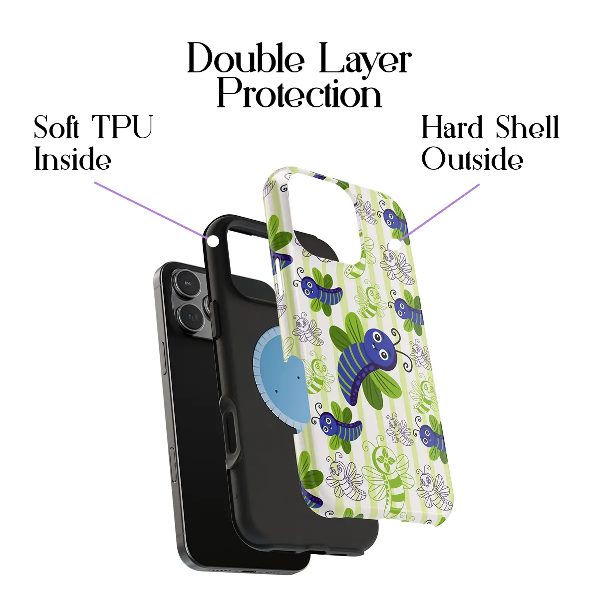 Caterpillar Maze – iPhone 16 Pro Max Case - Image 2