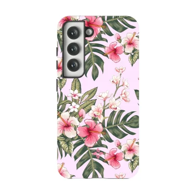 Pink Plumeria – Samsung Galaxy S23 Case