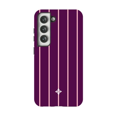 Blackberry Pinstripe - Samsung Galaxy S23 Case