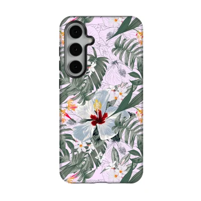 White Magnolia – Samsung Galaxy S24 Plus Case